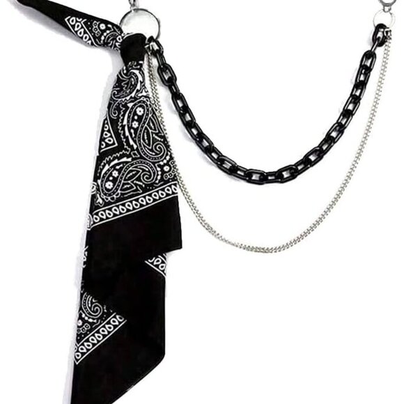 Punk Hip Hop Waist Chain Metal Acrylic Layered Unisex Accessories for Men - Picture 1 of 5